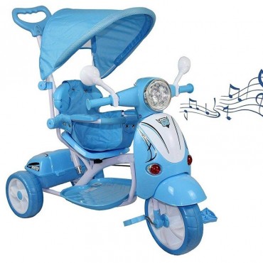 TRICICLO SCOOTER BLU OLD